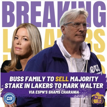 美记：六位继承人多数同意以100亿美元将球队售予马克·沃尔特